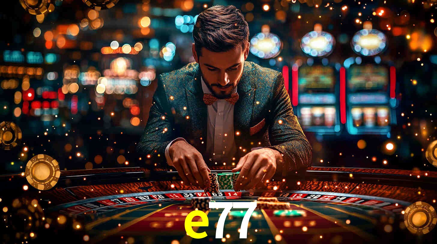 e77 Logo - Bônus com Rollover Justo